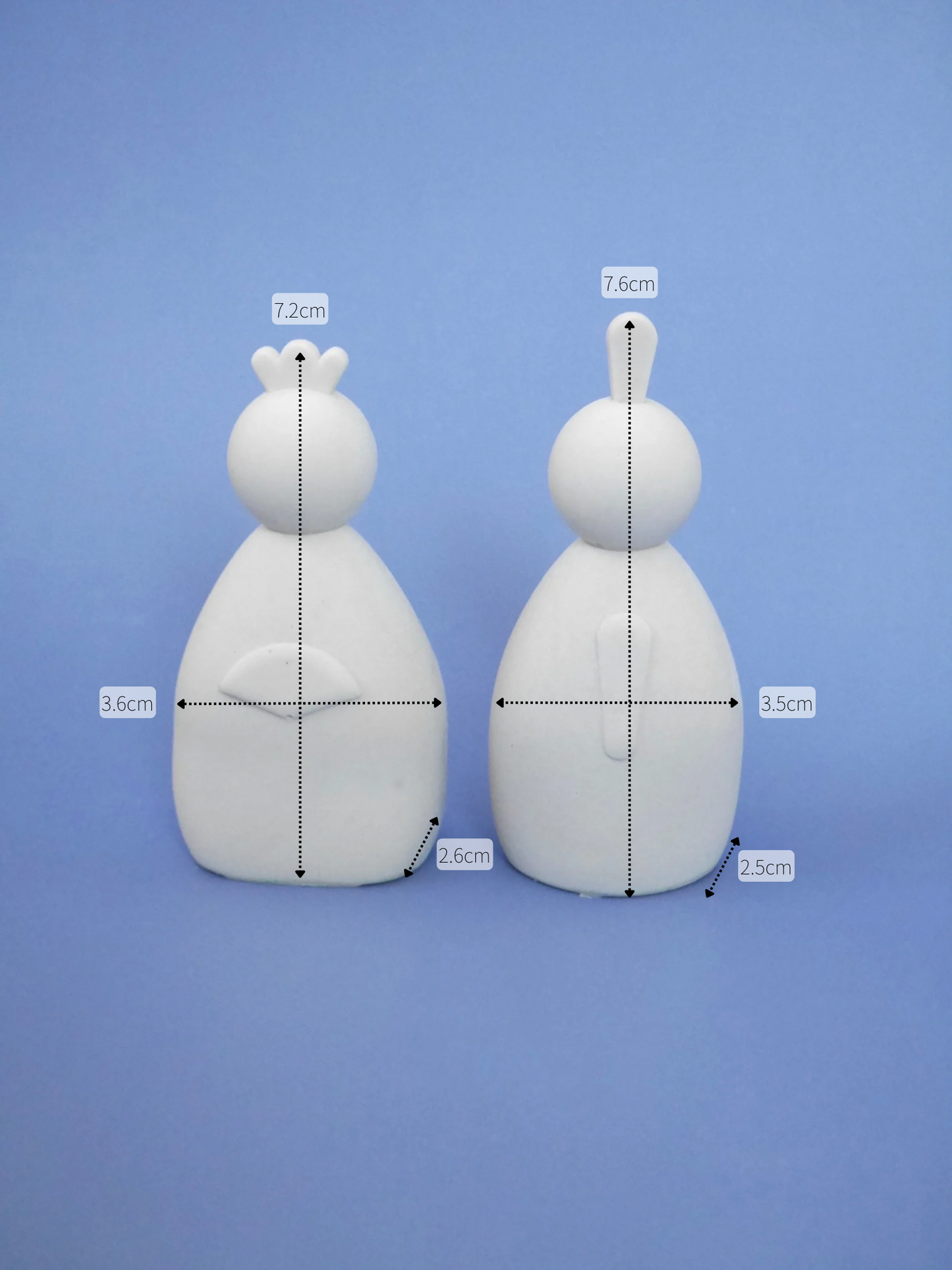 ミニ雛人形モールド(お雛様/お内裏様)