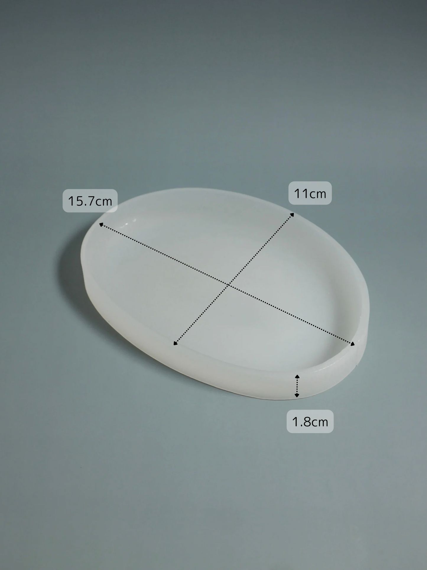 オーバルストーントレイモールド