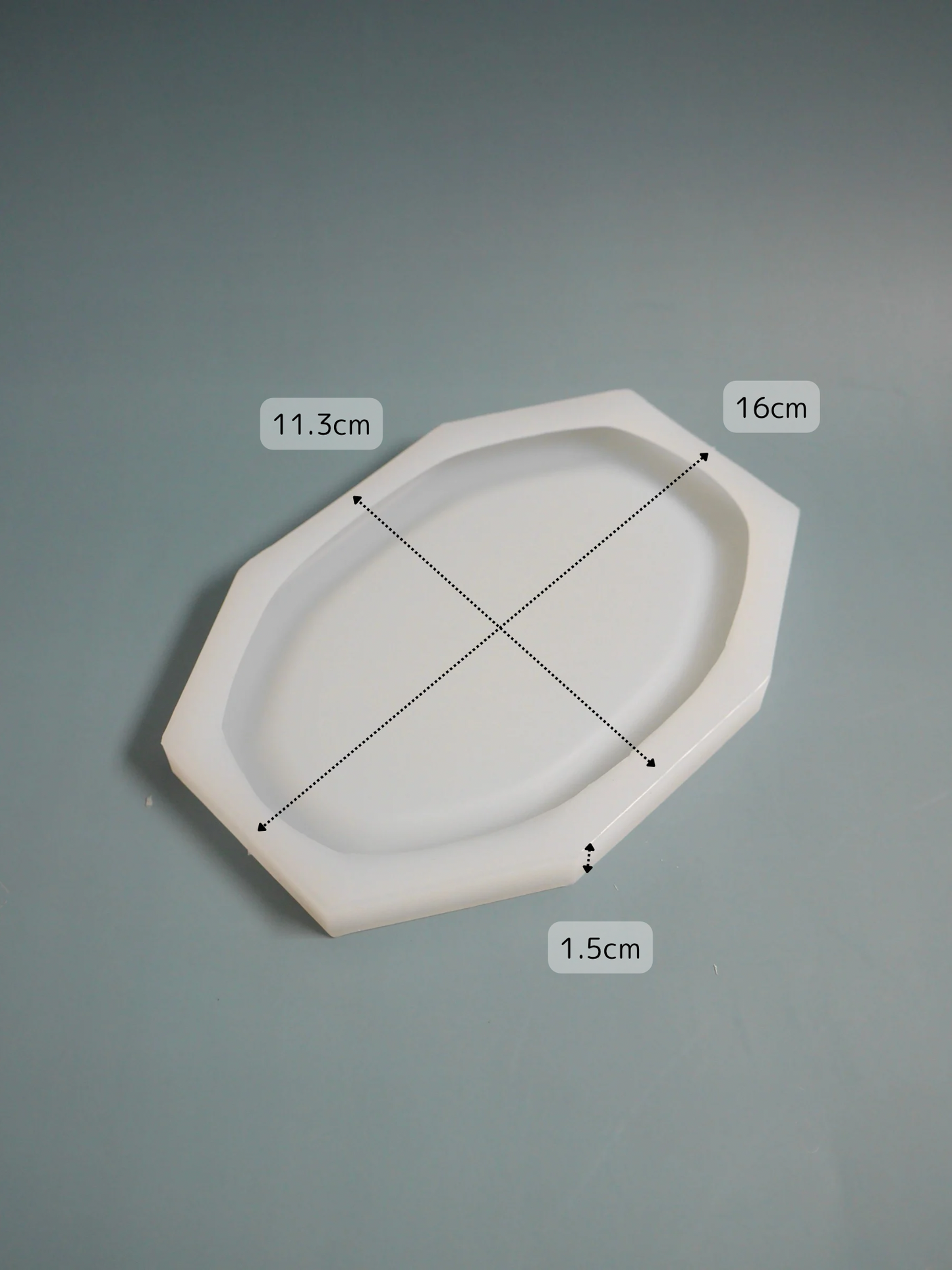 モダンオーバルトレイモールド