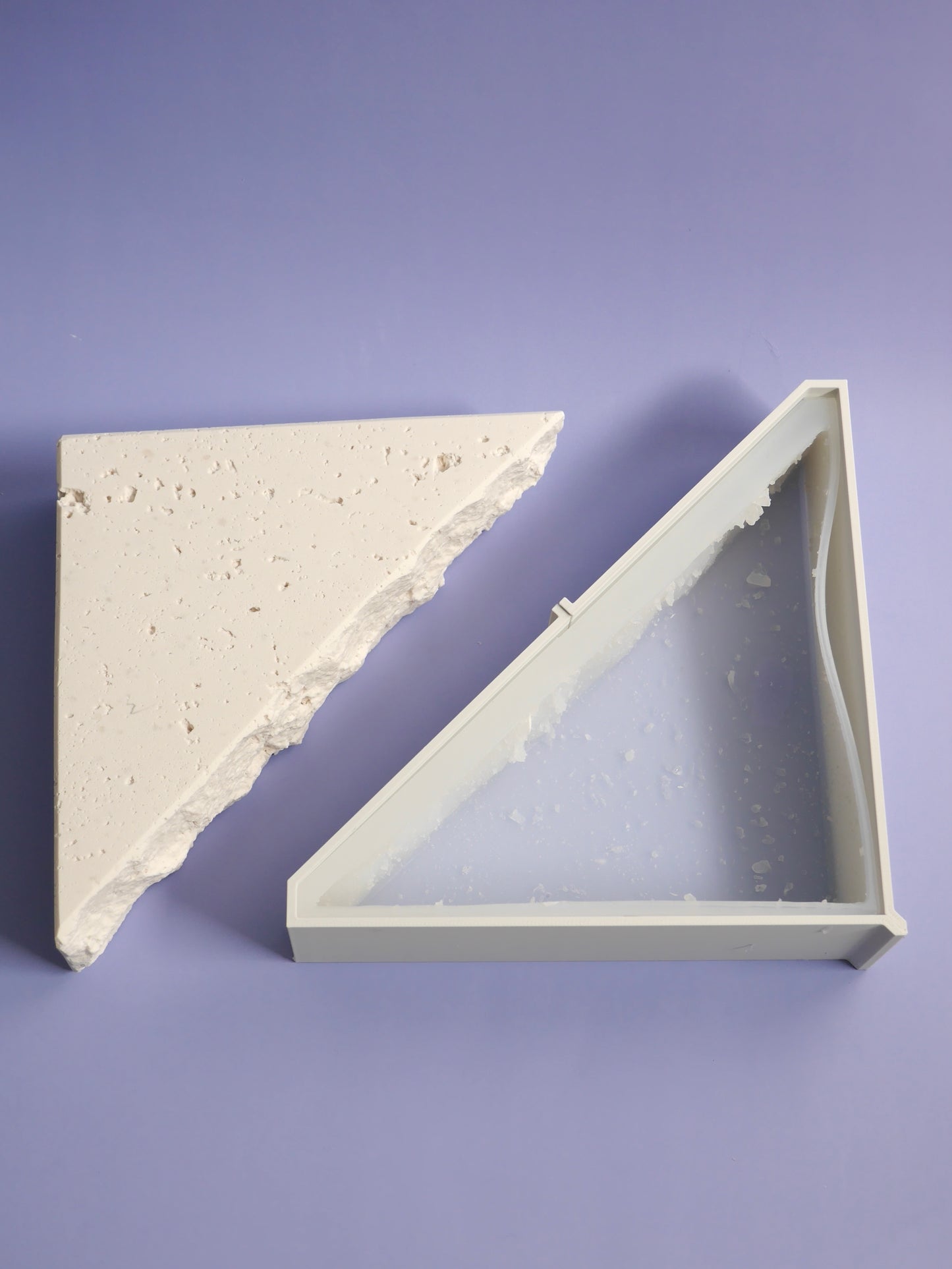 大理石風トライアングルモールド