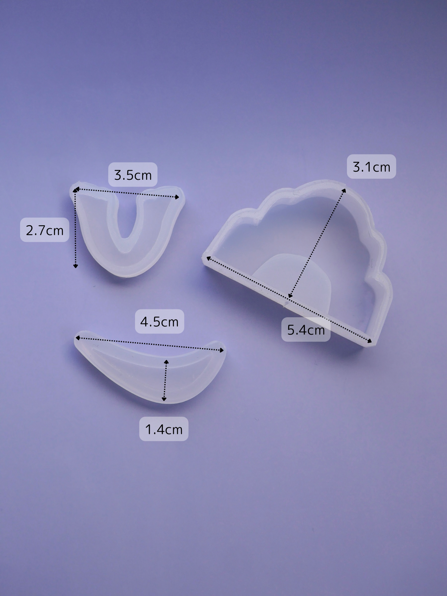 ミニシンプル兜モールド(前立て2種類)