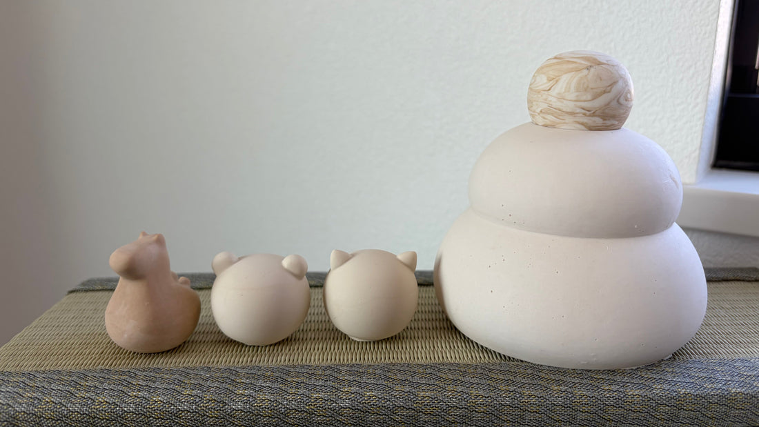 🐴新作｜鏡餅モールドLサイズ用「午（うま）の橙」できました！