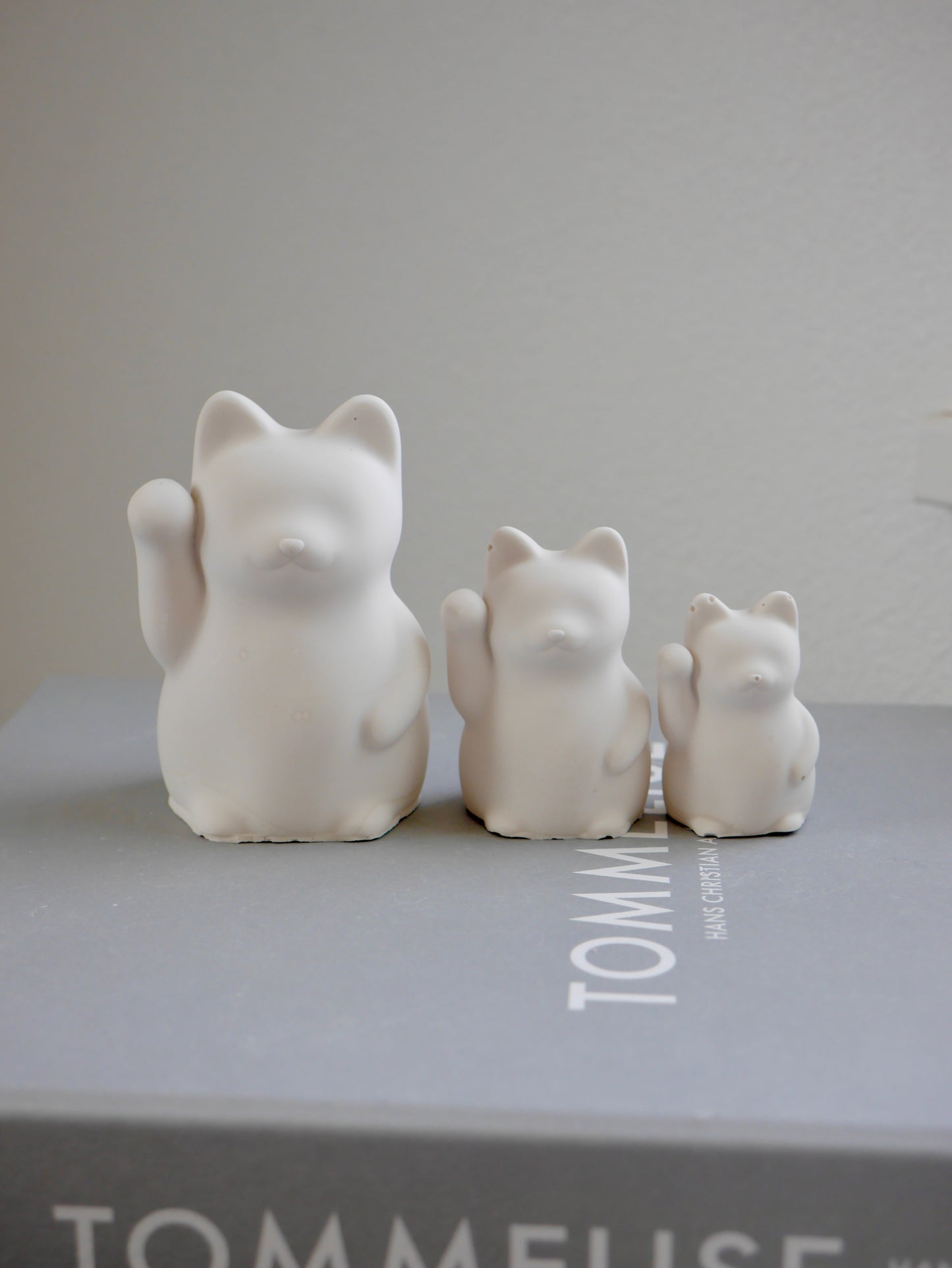 [Set] Smiling Maneki-neko Mold L Size