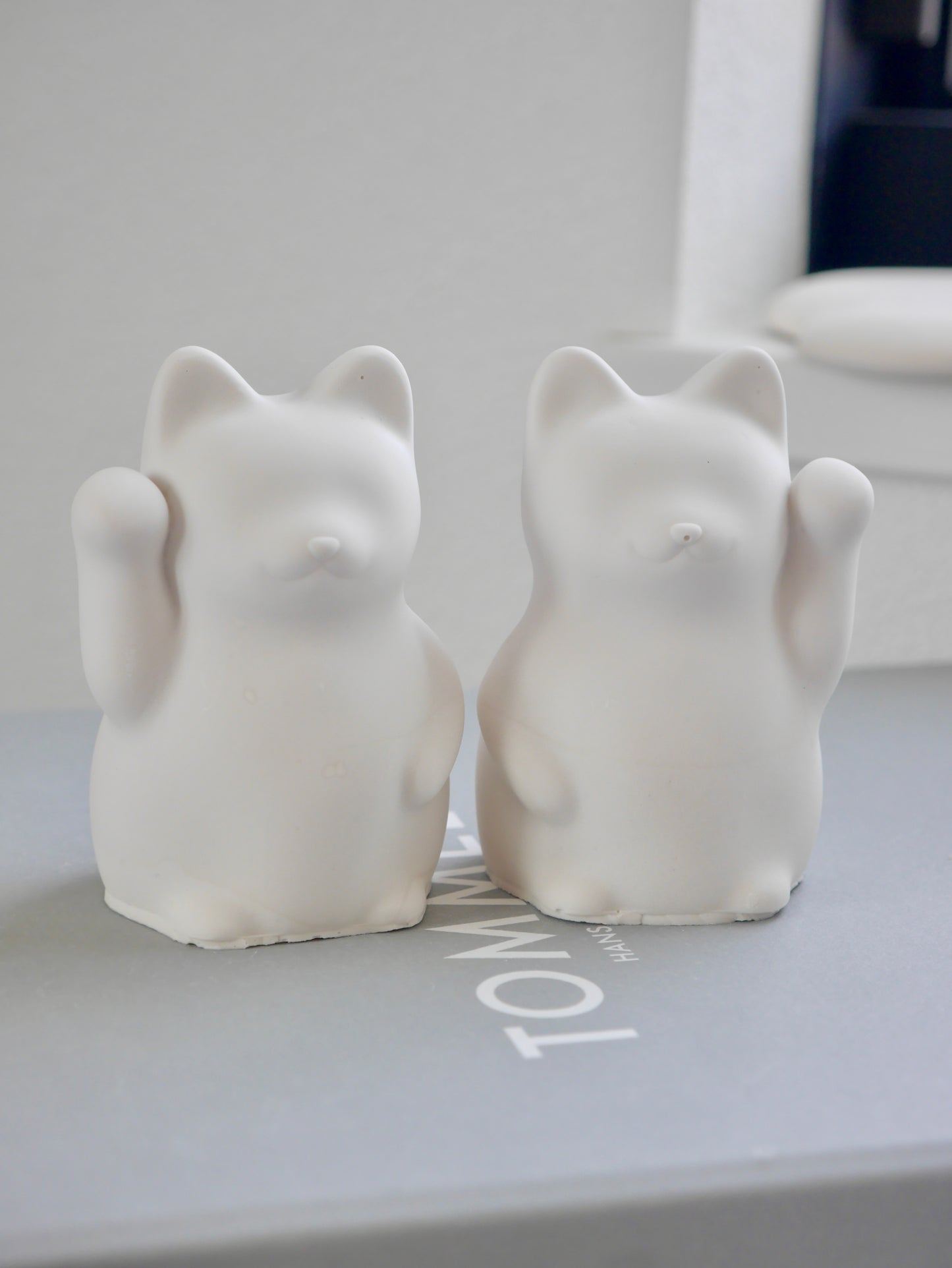 [Set] Smiling Maneki-neko Mold L Size