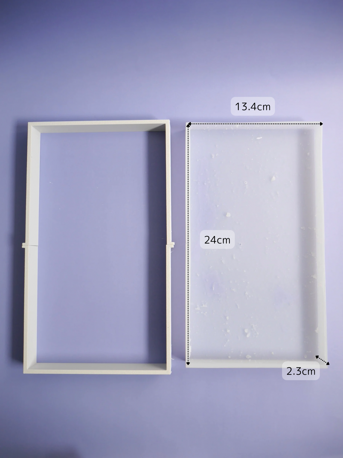 大理石風スクエアモールドL