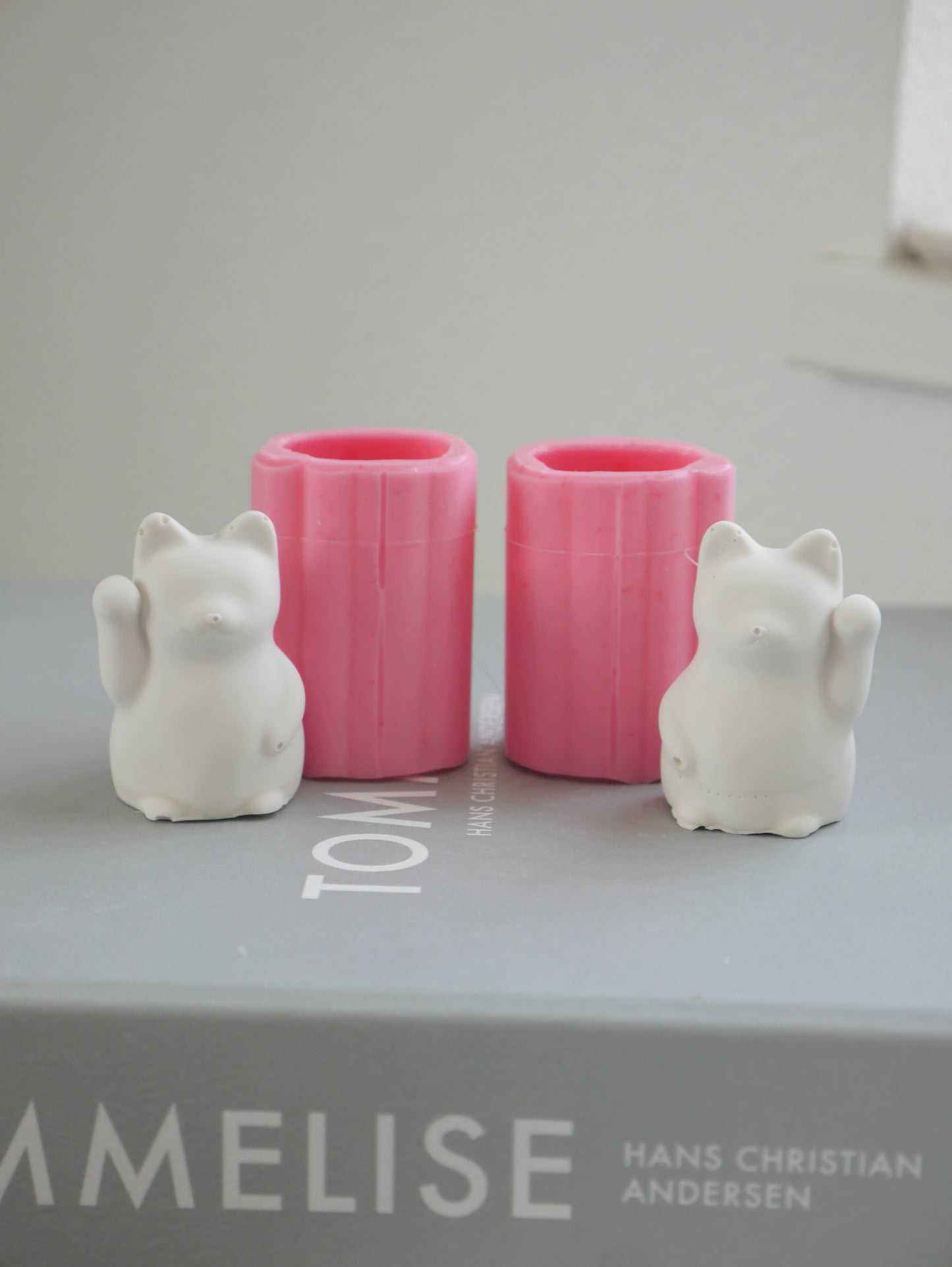 [Set] Smiling Maneki Neko Mold S Size