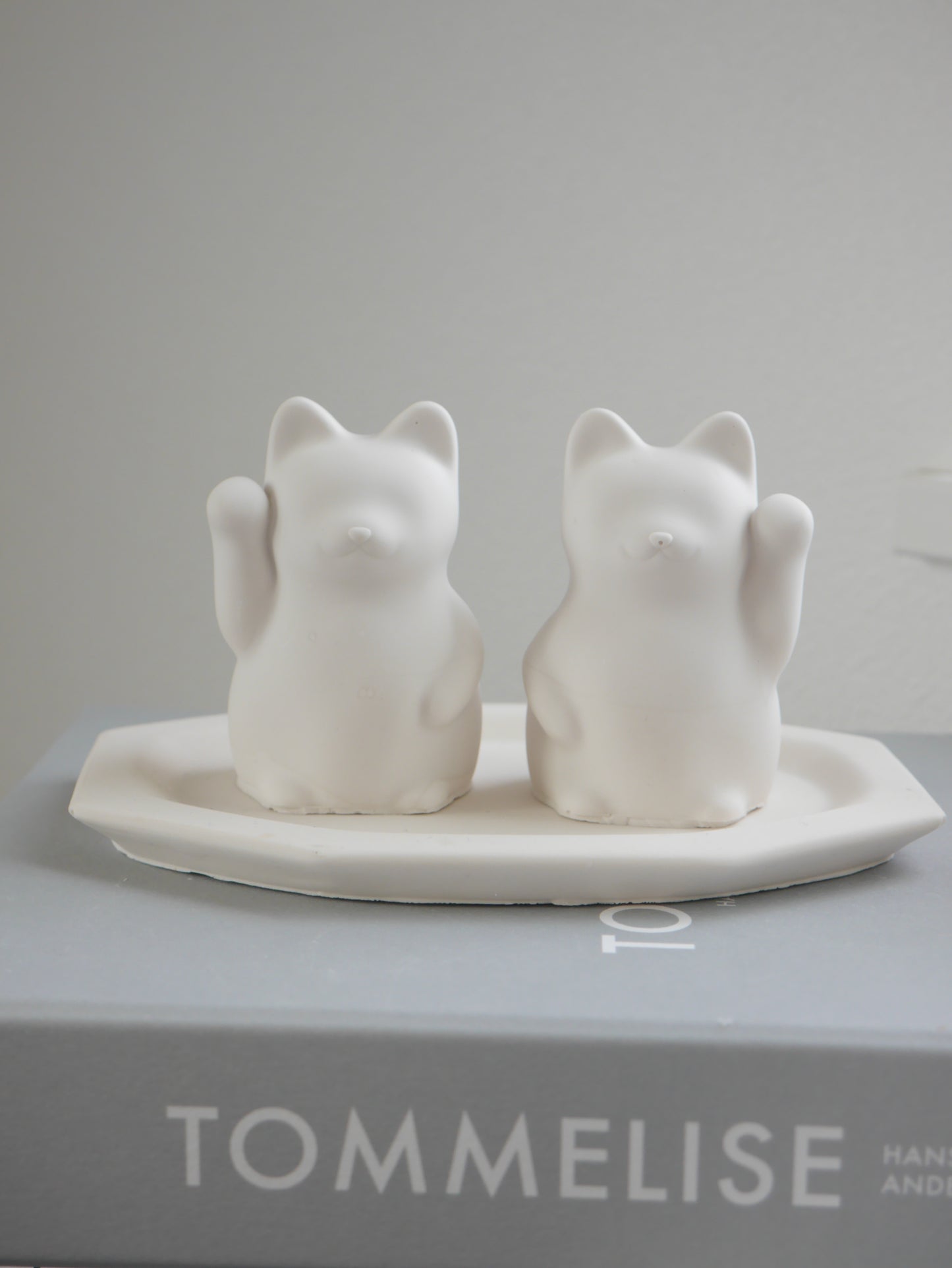 [Set] Smiling Maneki-neko Mold L Size