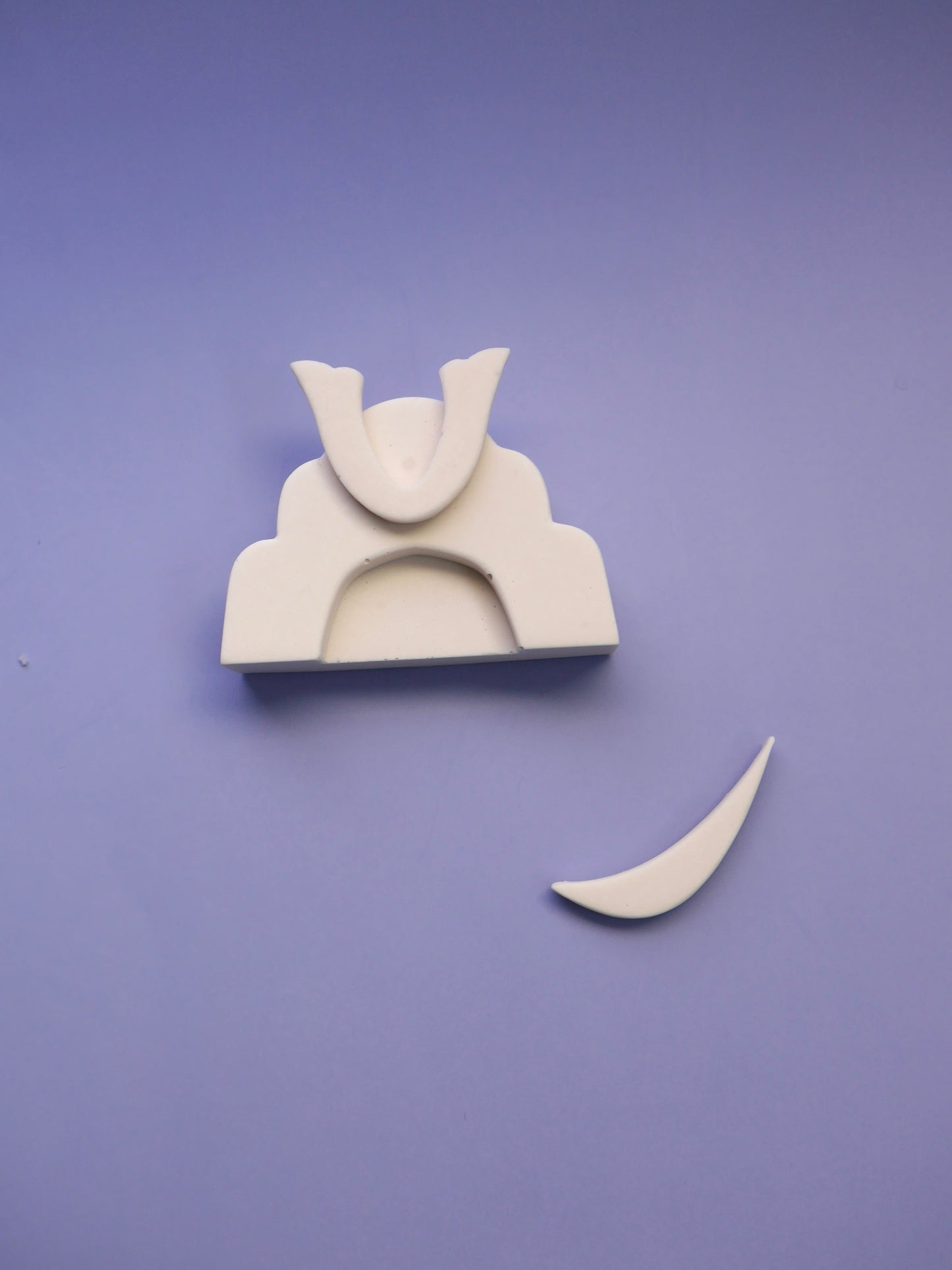 ミニシンプル兜モールド(前立て２種類)