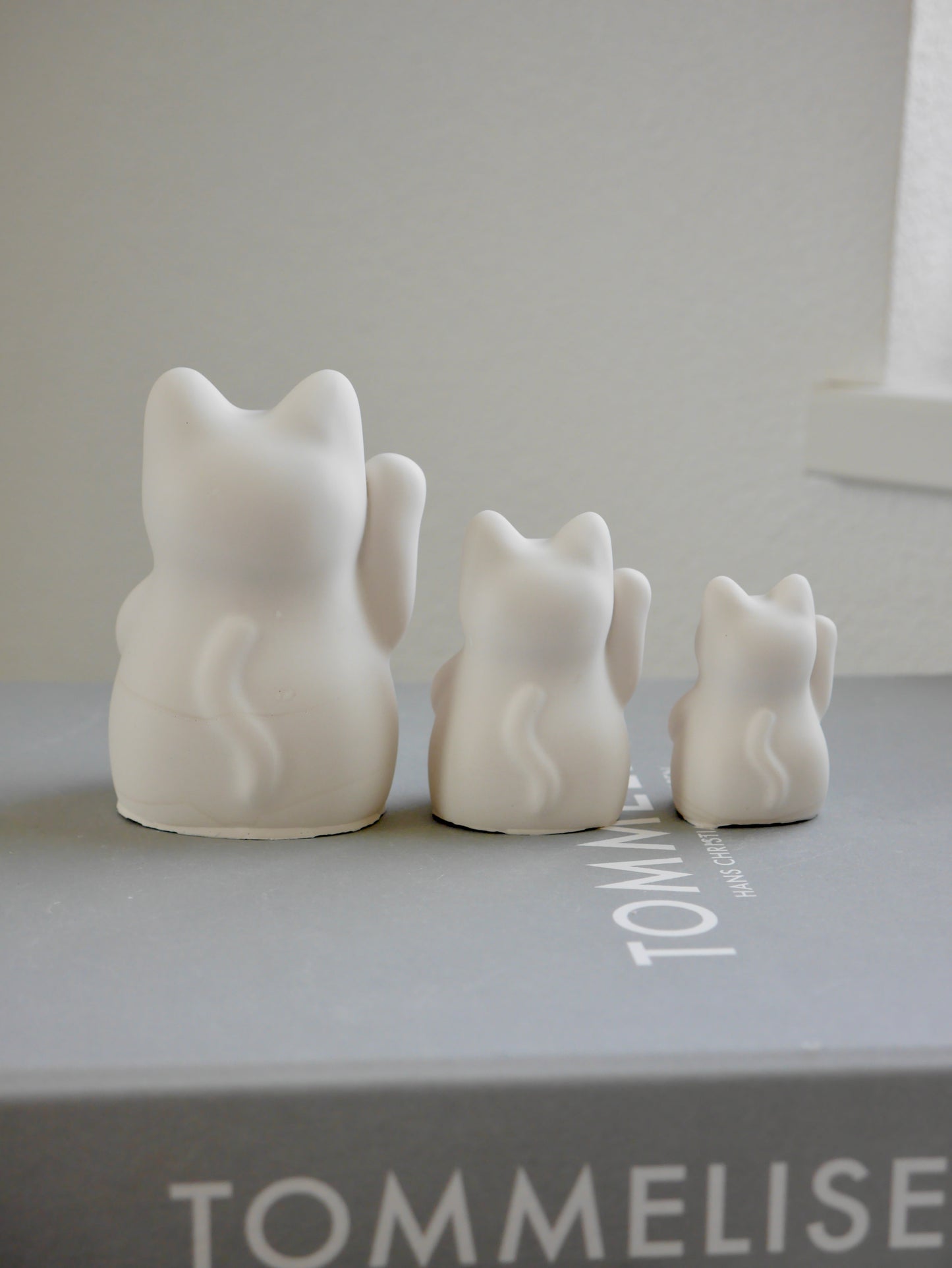 [Set] Smiling Maneki-neko Mold L Size