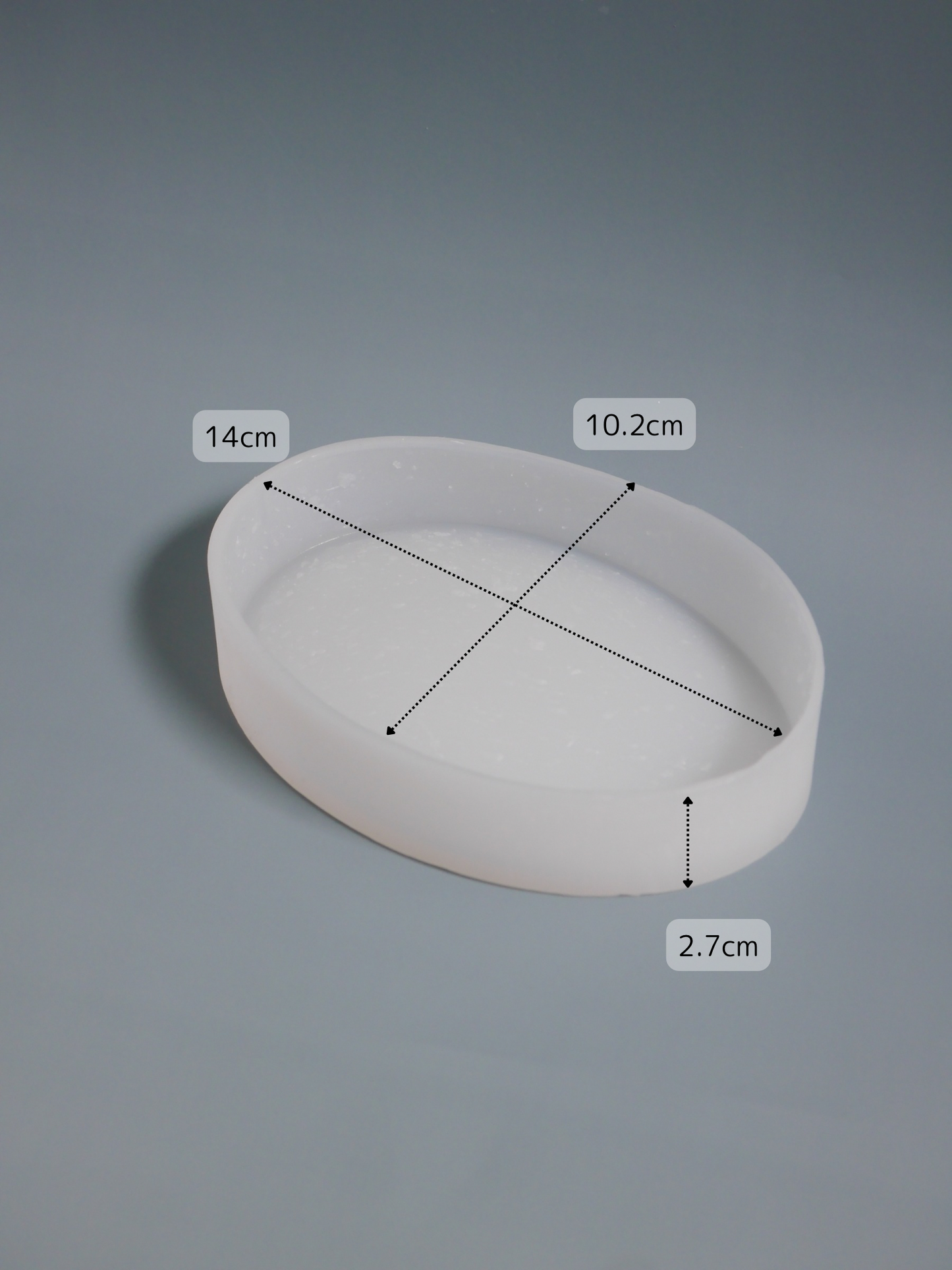 大理石風ラウンドトレイモールド