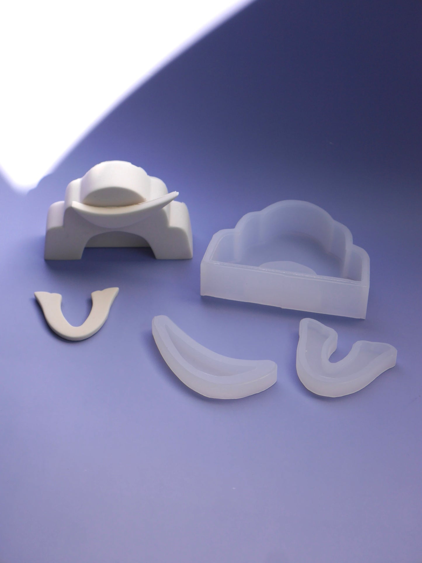 シンプル兜モールド(前立て２種類)