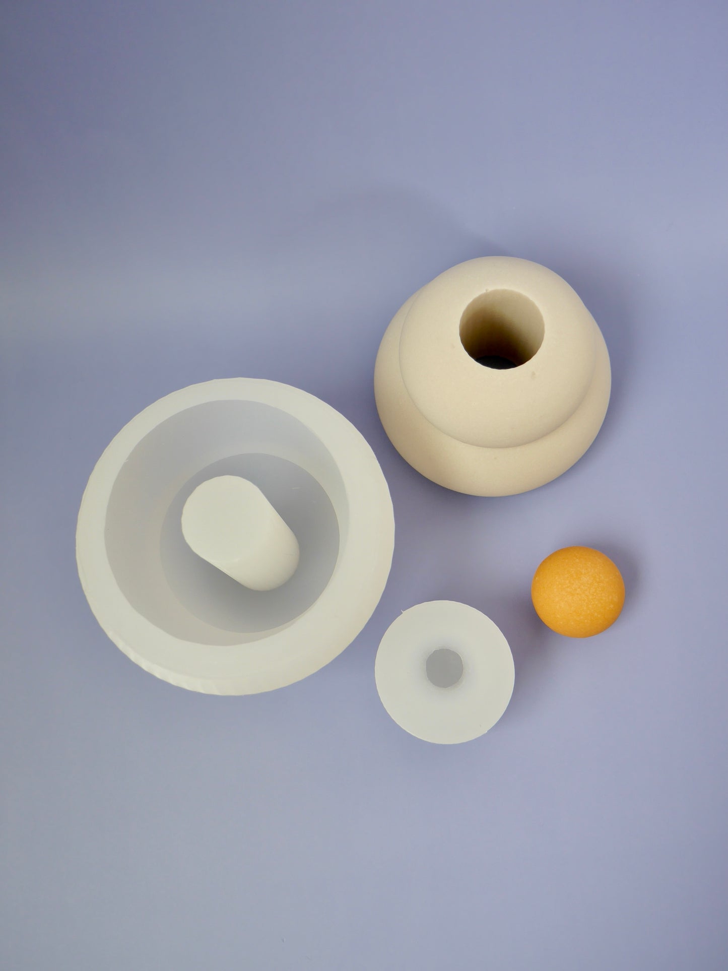 鏡餅モールド Lサイズ (橙セット)