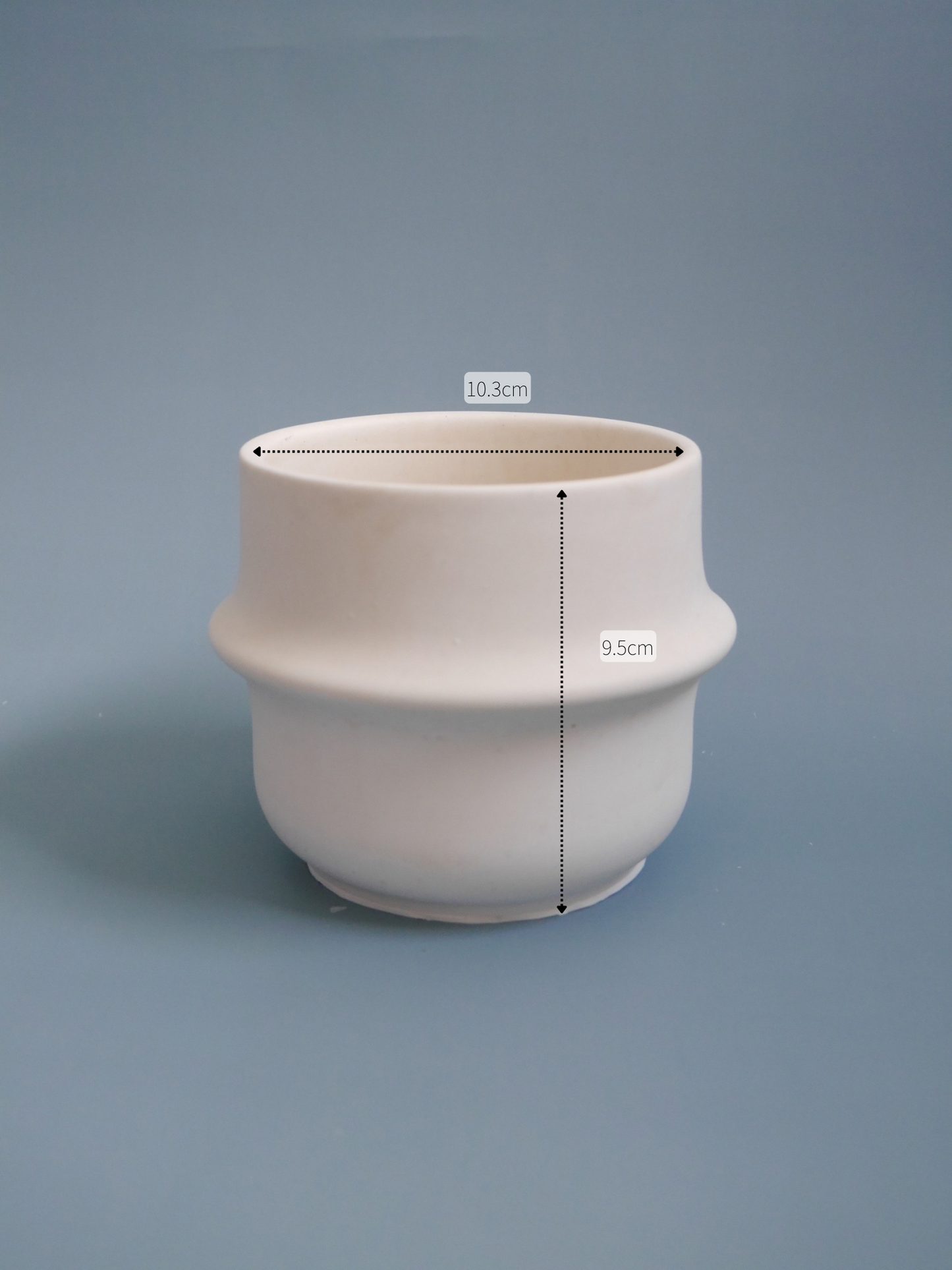 2wayプラントポット 大 シンプルリングデザイン