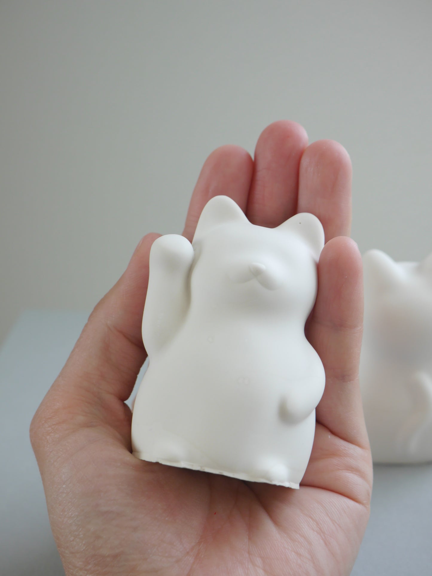 [Set] Smiling Maneki-neko Mold L Size