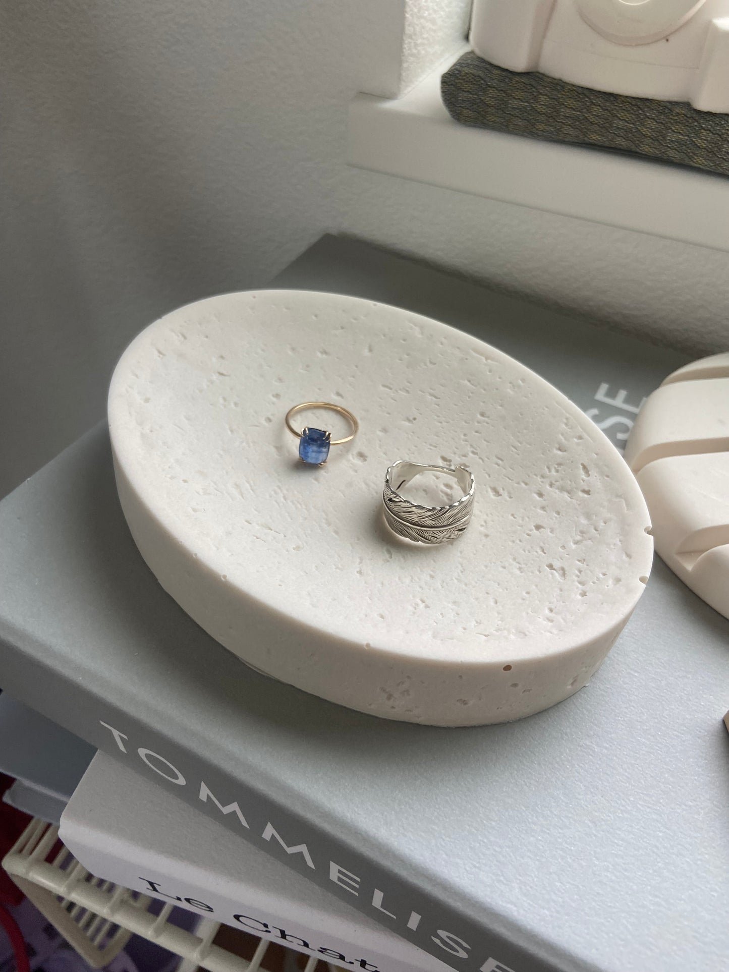 大理石風ラウンドトレイモールド