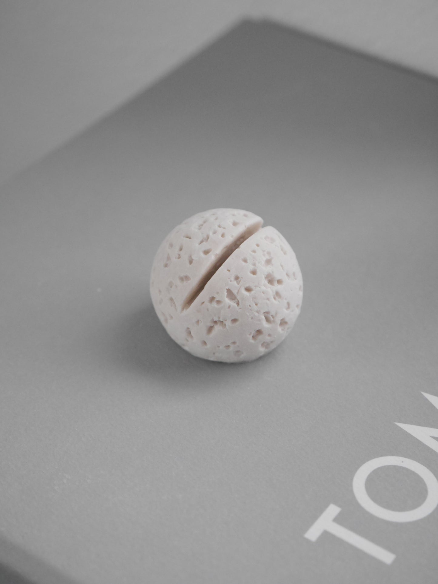 大理石風ボールカードスタンドモールド