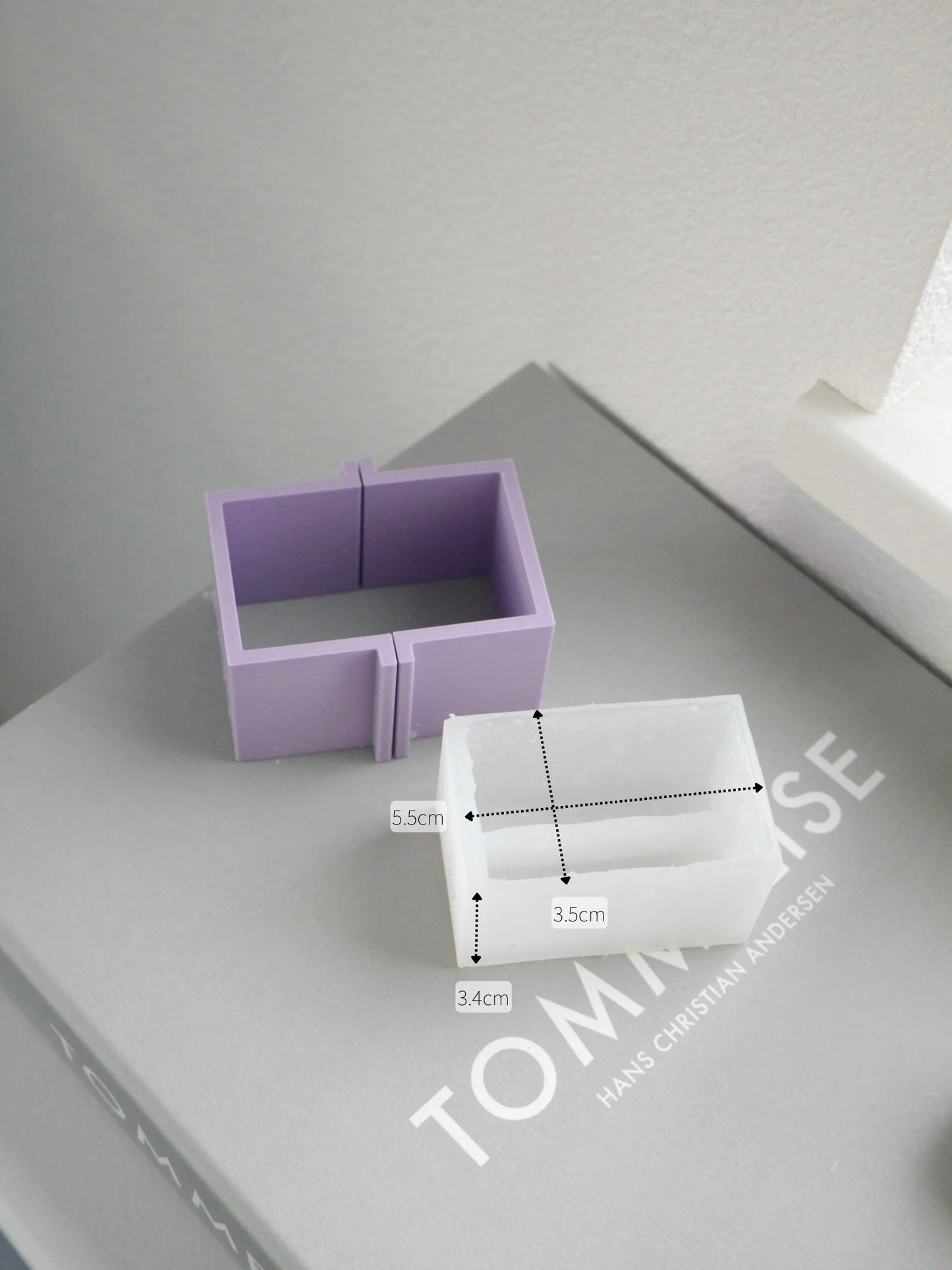 大理石風スクエアカードスタンドモールド