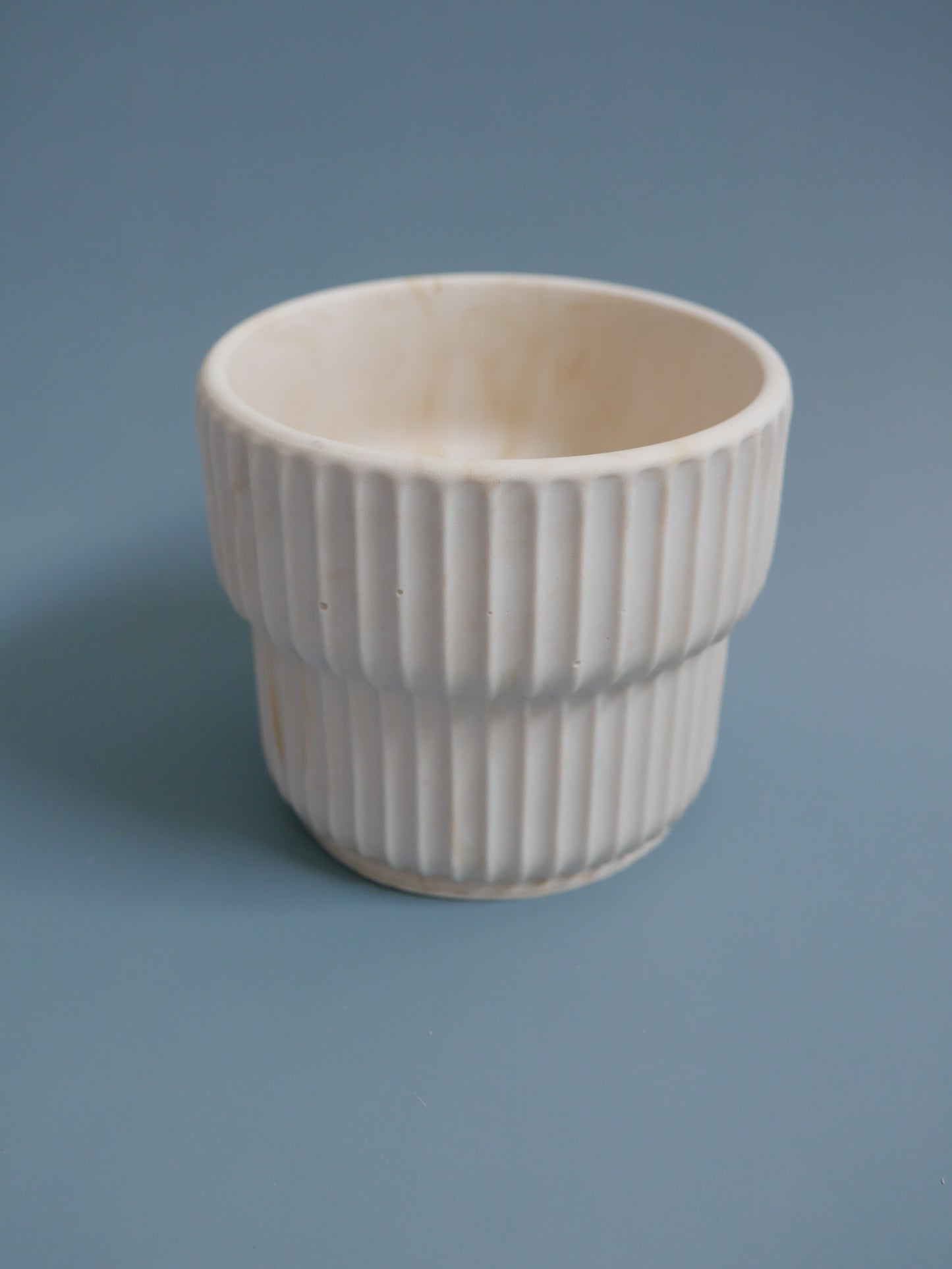 2wayプラントポット中サイズ　しのぎ模様