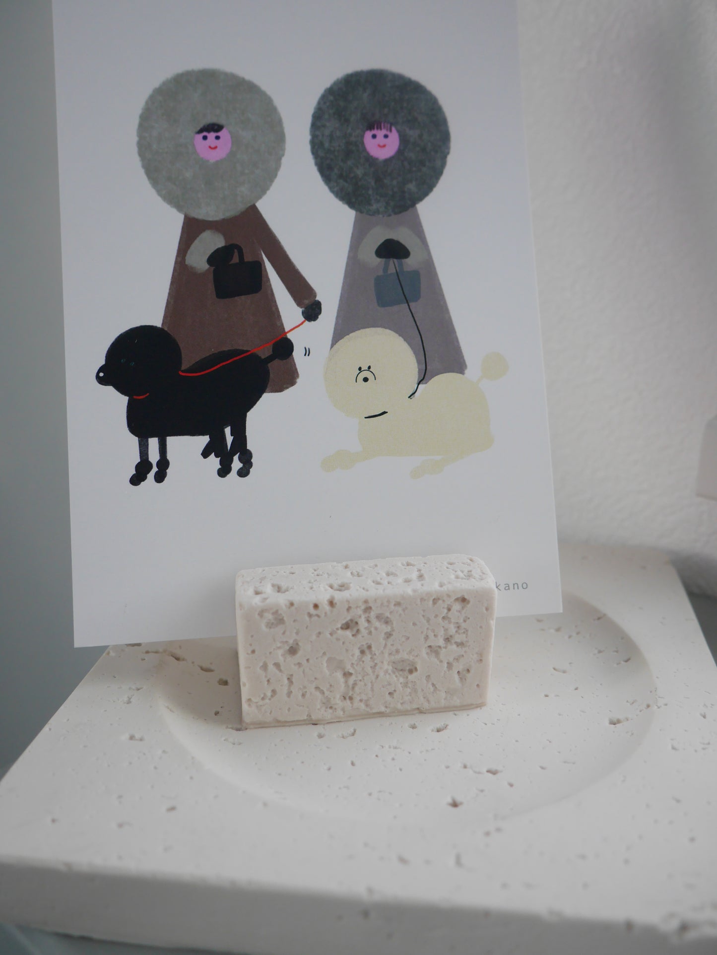 大理石風スクエアカードスタンドモールド